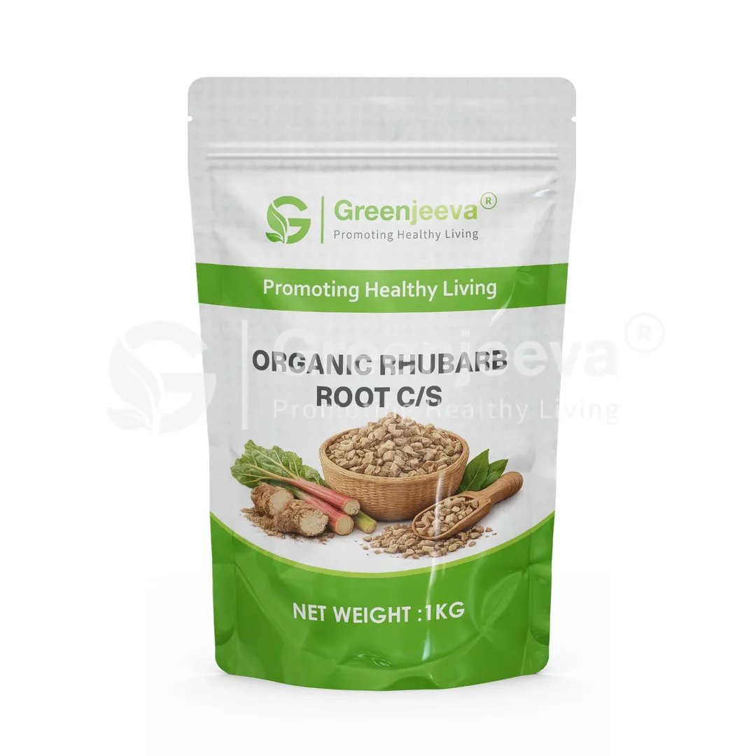 Organic Rhubarb Root c s Organic Rhubarb Root c s